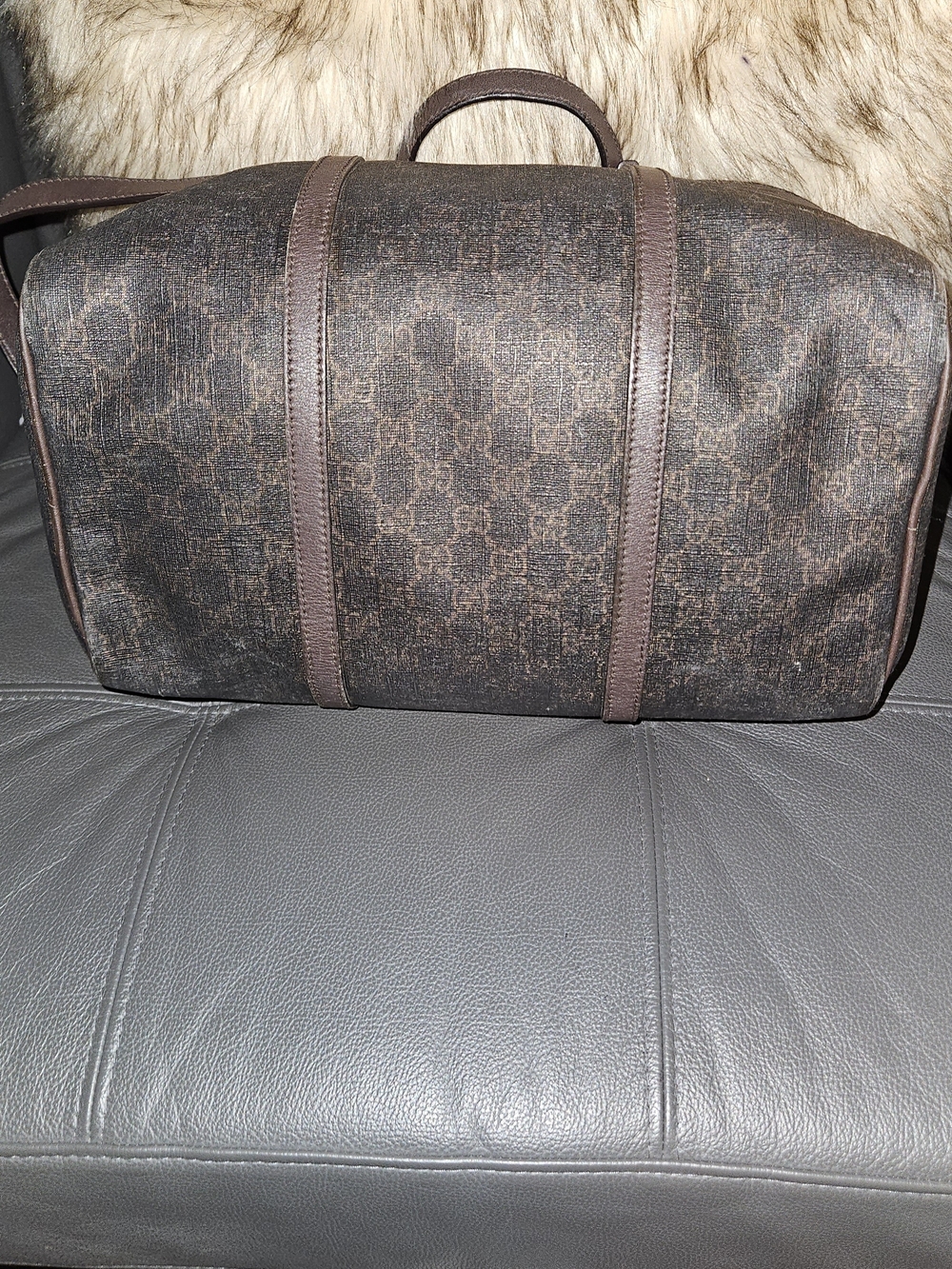 Gucci Coated Canvas Boston W/ Strap - Picture 5 of 10